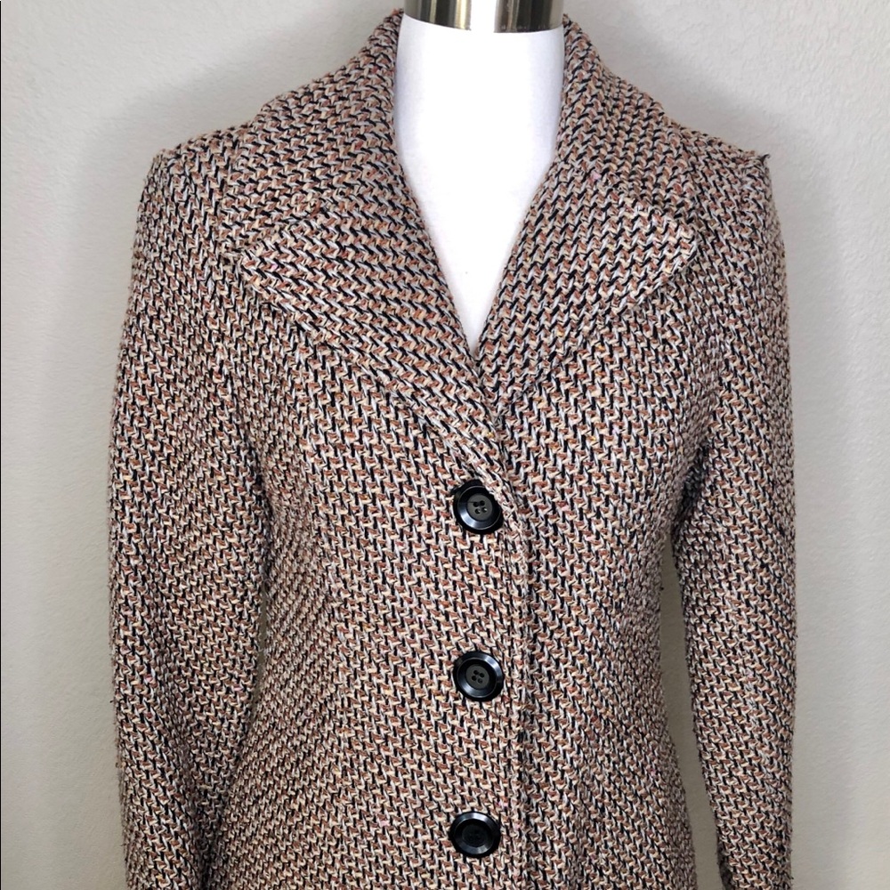 Jonathan Martin Vintage Brown Tweed Trench coat